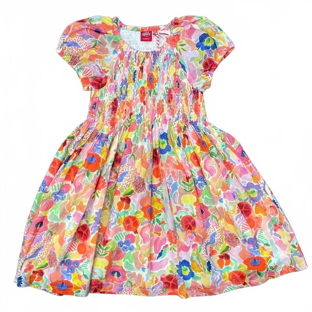 NEW OILILY girl's donnyta fruit print dress in multi